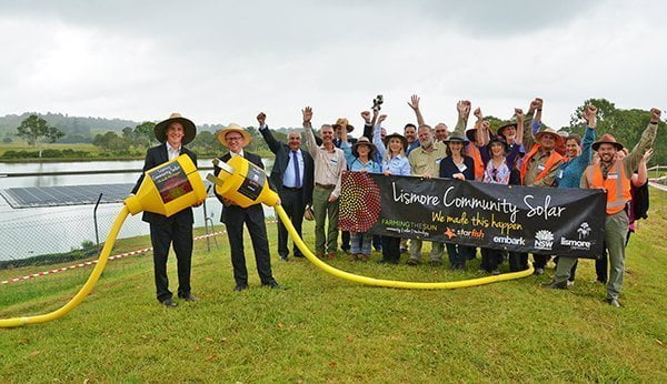 lismore floating solar farm