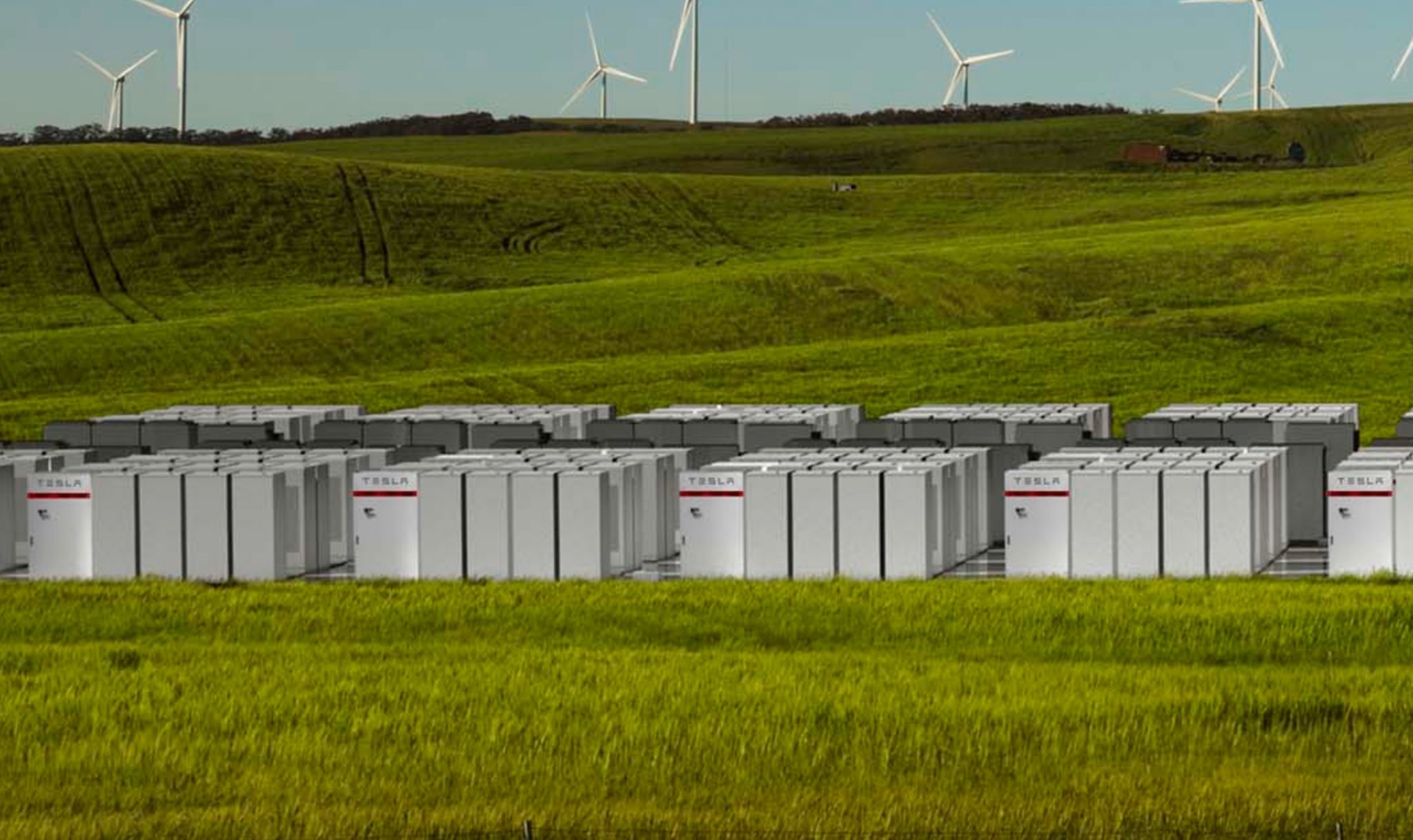 Solar Battery In Queensland Connected To The National Grid