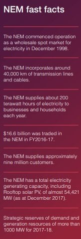 Facts about the NEM