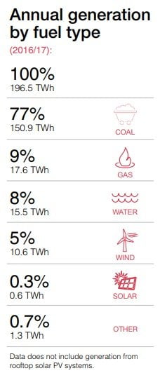 Annual Generation by Fuel Type